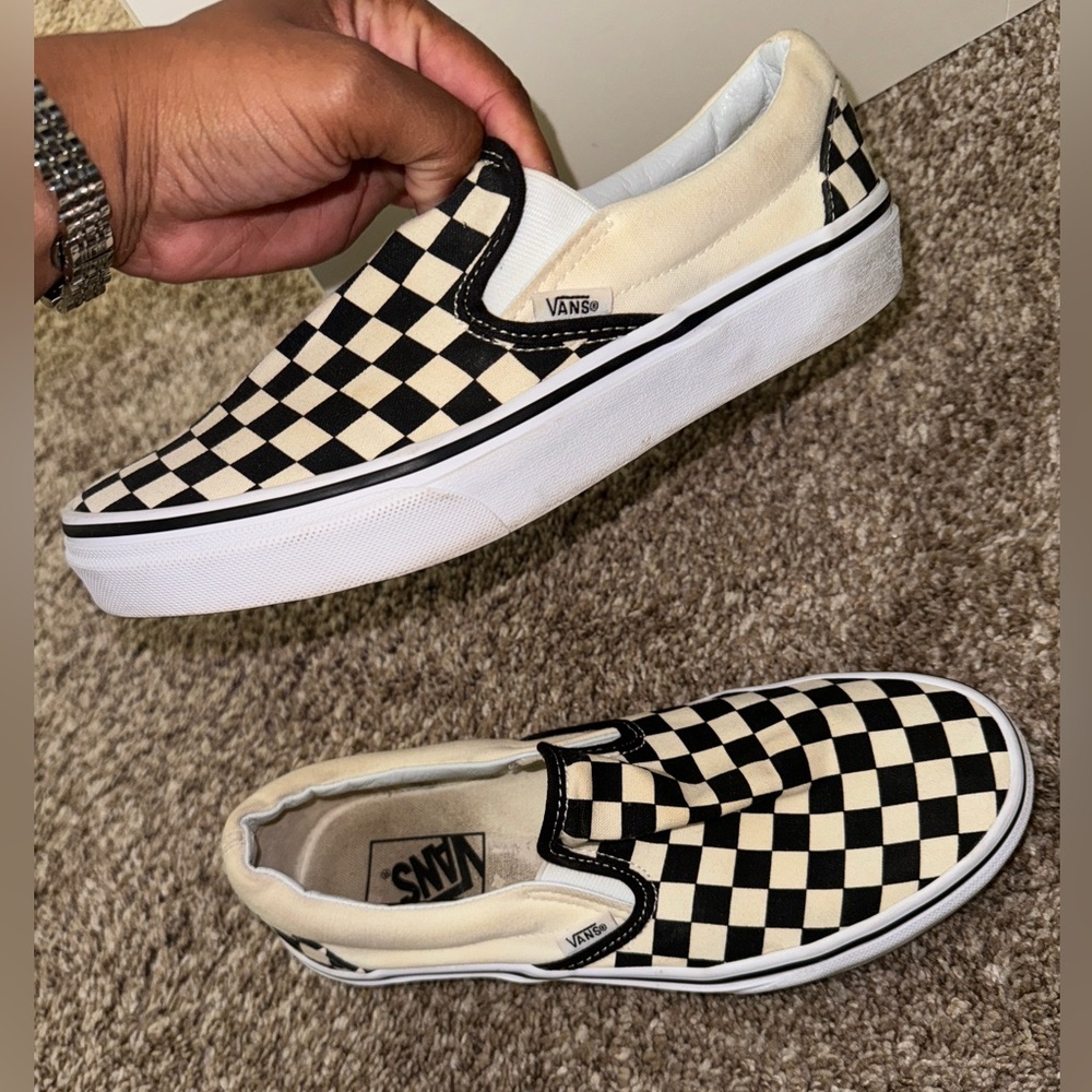 Checkered vans